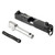 Battle Werx Ported Battle Slide Complete Slide Assembly for Glock 19, 19x, 45 compatible with Gen 5, Model V, and Gen 6 RMR 507c Optic Ready with ABA Sight Set