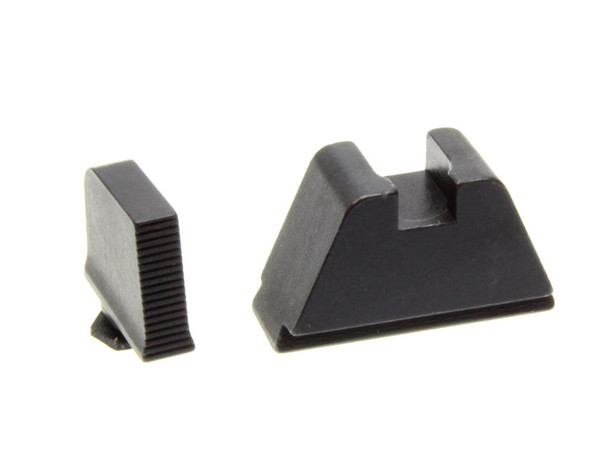 Ameriglo: Glock 3XL Suppressor Sight Set: Black (.365" Front/.451" Rear) GL-506