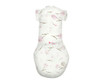 This transitional swaddle can be used with a Pavlik Harness, hip brace or even a spica cast. This transitional swaddle can be used with a Pavlik Harness, hip brace or even a spica cast.