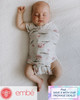 This transitional swaddle can be used with a Pavlik Harness, hip brace or even a spica cast. This transitional swaddle can be used with a Pavlik Harness, hip brace or even a spica cast.