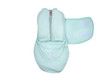 This transitional swaddle can be used with a Pavlik Harness, hip brace or even a spica cast.