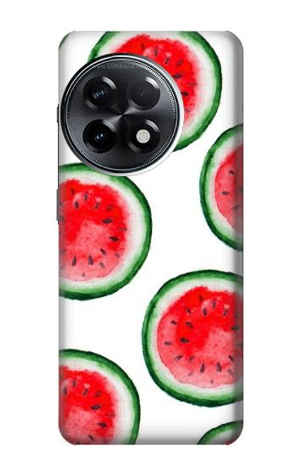 W3236 Watermelon Pattern Funda Carcasa Case y Caso Del Tirón Funda para OnePlus 11R