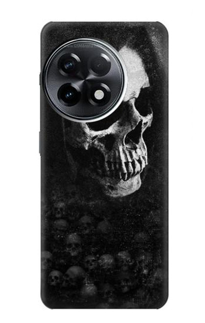 W3333 Death Skull Grim Reaper Funda Carcasa Case y Caso Del Tirón Funda para OnePlus 11R