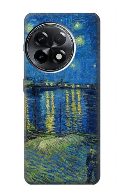 W3336 Van Gogh Starry Night Over the Rhone Funda Carcasa Case y Caso Del Tirón Funda para OnePlus 11R