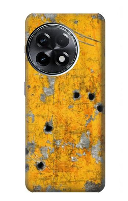 W3528 Bullet Rusting Yellow Metal Funda Carcasa Case y Caso Del Tirón Funda para OnePlus 11R