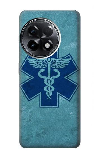 W3824 Caduceus Medical Symbol Funda Carcasa Case y Caso Del Tirón Funda para OnePlus 11R