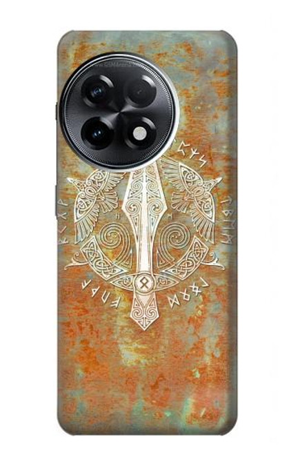 W3827 Gungnir Spear of Odin Norse Viking Symbol Funda Carcasa Case y Caso Del Tirón Funda para OnePlus 11R