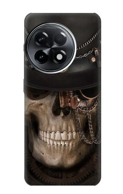 W3852 Steampunk Skull Funda Carcasa Case y Caso Del Tirón Funda para OnePlus 11R