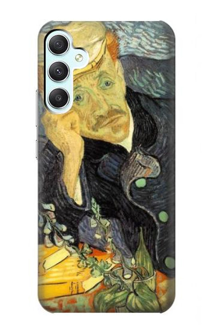 W0212 Van Gogh Portrait of Dr. Gachet Funda Carcasa Case y Caso Del Tirón Funda para Samsung Galaxy A34 5G