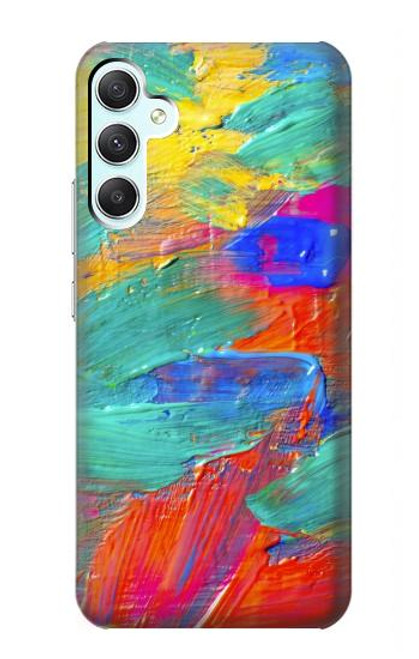 W2942 Brush Stroke Painting Funda Carcasa Case y Caso Del Tirón Funda para Samsung Galaxy A34 5G