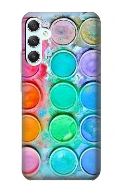 W3235 Watercolor Mixing Funda Carcasa Case y Caso Del Tirón Funda para Samsung Galaxy A34 5G