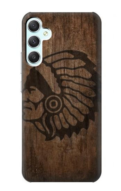 W3443 Indian Head Funda Carcasa Case y Caso Del Tirón Funda para Samsung Galaxy A34 5G