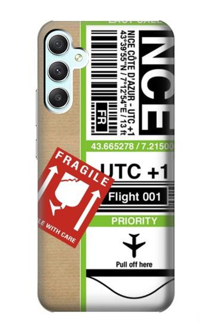 W3543 Luggage Tag Art Funda Carcasa Case y Caso Del Tirón Funda para Samsung Galaxy A34 5G