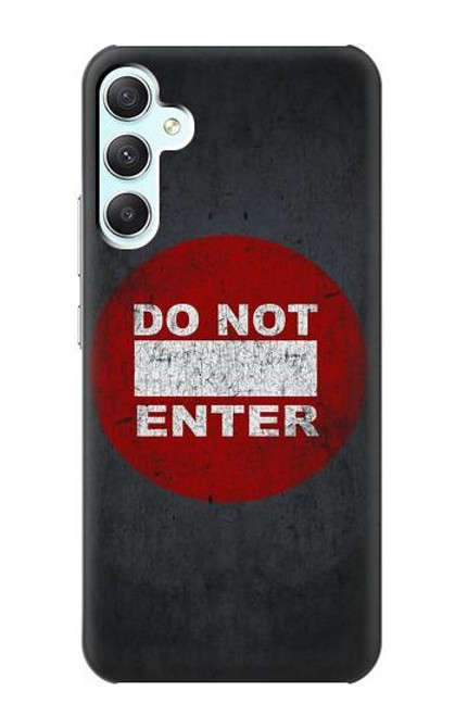 W3683 Do Not Enter Funda Carcasa Case y Caso Del Tirón Funda para Samsung Galaxy A34 5G