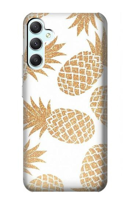 W3718 Seamless Pineapple Funda Carcasa Case y Caso Del Tirón Funda para Samsung Galaxy A34 5G