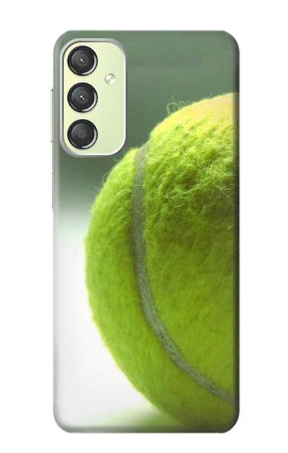 W0924 Tennis Ball Funda Carcasa Case y Caso Del Tirón Funda para Samsung Galaxy A24 4G