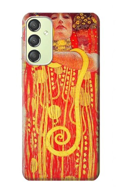 W3352 Gustav Klimt Medicine Funda Carcasa Case y Caso Del Tirón Funda para Samsung Galaxy A24 4G