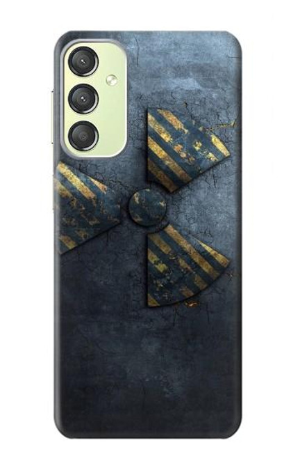 W3438 Danger Radioactive Funda Carcasa Case y Caso Del Tirón Funda para Samsung Galaxy A24 4G