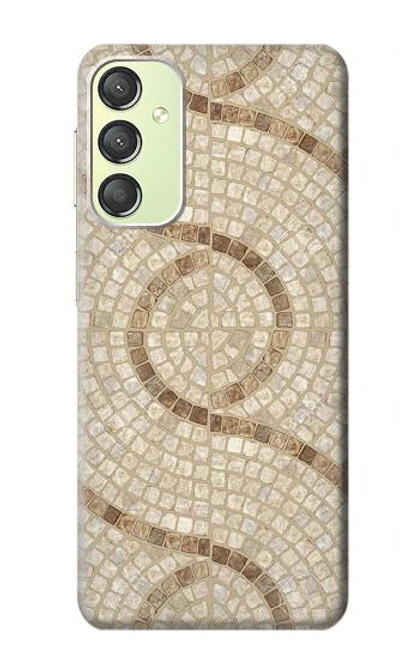 W3703 Mosaic Tiles Funda Carcasa Case y Caso Del Tirón Funda para Samsung Galaxy A24 4G