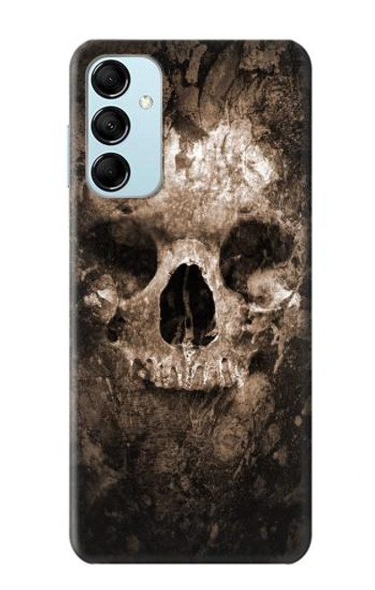 W0552 Skull Funda Carcasa Case y Caso Del Tirón Funda para Samsung Galaxy M14