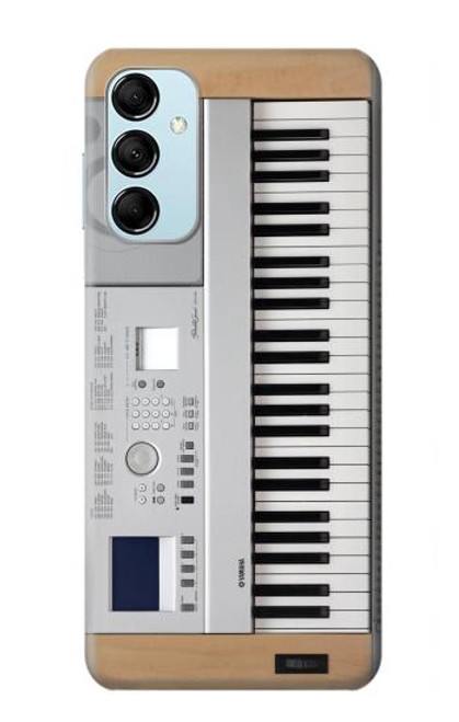 W0891 Keyboard Digital Piano Funda Carcasa Case y Caso Del Tirón Funda para Samsung Galaxy M14