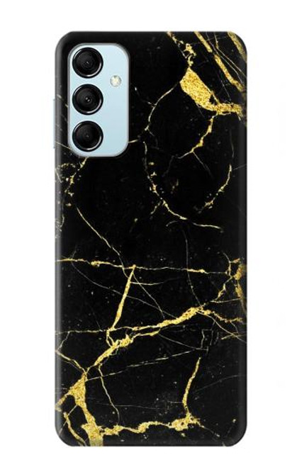 W2896 Gold Marble Graphic Printed Funda Carcasa Case y Caso Del Tirón Funda para Samsung Galaxy M14