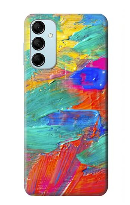 W2942 Brush Stroke Painting Funda Carcasa Case y Caso Del Tirón Funda para Samsung Galaxy M14