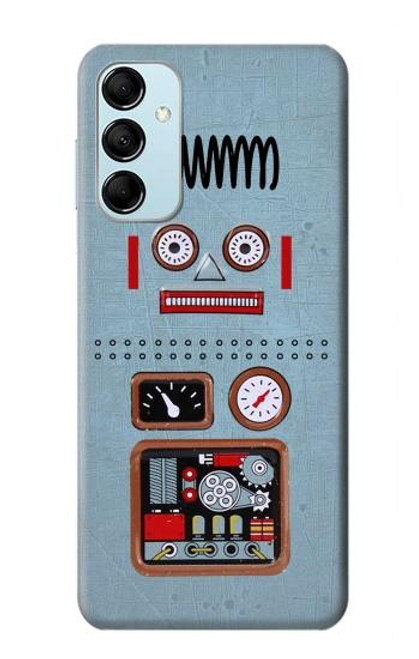 W3040 Retro Robot Toy Funda Carcasa Case y Caso Del Tirón Funda para Samsung Galaxy M14