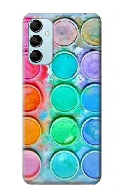 W3235 Watercolor Mixing Funda Carcasa Case y Caso Del Tirón Funda para Samsung Galaxy M14