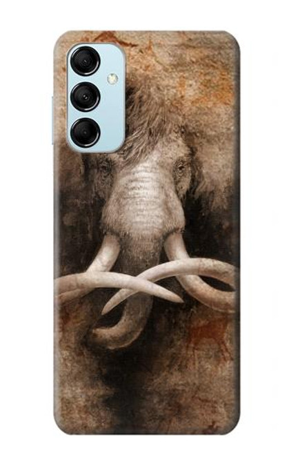 W3427 Mammoth Ancient Cave Art Funda Carcasa Case y Caso Del Tirón Funda para Samsung Galaxy M14