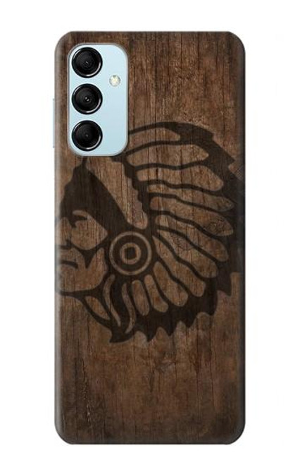 W3443 Indian Head Funda Carcasa Case y Caso Del Tirón Funda para Samsung Galaxy M14