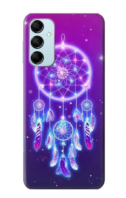 W3484 Cute Galaxy Dream Catcher Funda Carcasa Case y Caso Del Tirón Funda para Samsung Galaxy M14