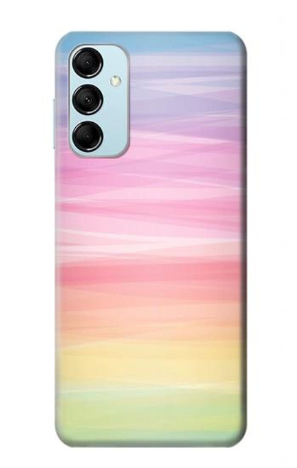 W3507 Colorful Rainbow Pastel Funda Carcasa Case y Caso Del Tirón Funda para Samsung Galaxy M14