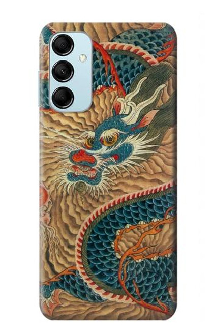 W3541 Dragon Cloud Painting Funda Carcasa Case y Caso Del Tirón Funda para Samsung Galaxy M14