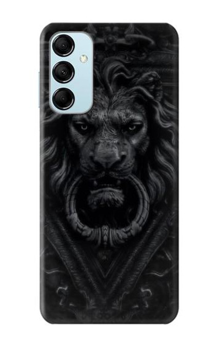 W3619 Dark Gothic Lion Funda Carcasa Case y Caso Del Tirón Funda para Samsung Galaxy M14