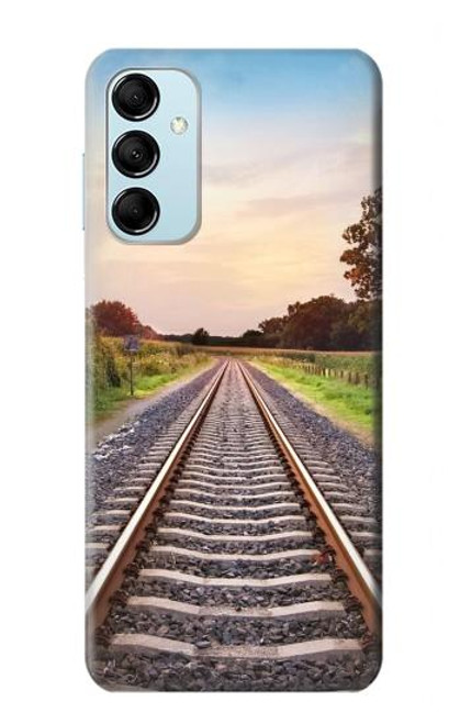 W3866 Railway Straight Train Track Funda Carcasa Case y Caso Del Tirón Funda para Samsung Galaxy M14