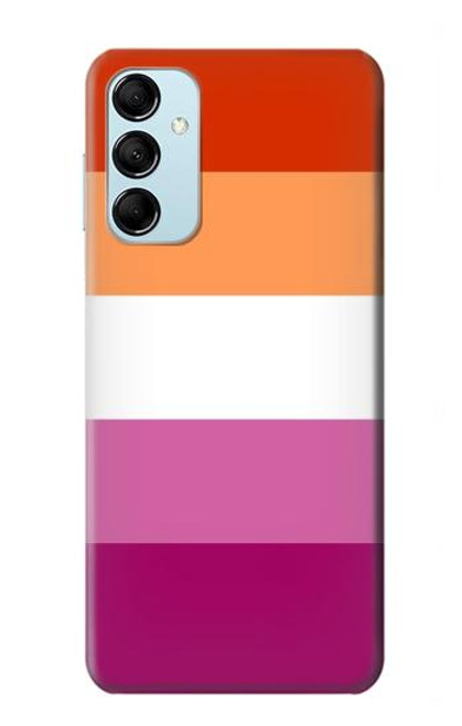 W3887 Lesbian Pride Flag Funda Carcasa Case y Caso Del Tirón Funda para Samsung Galaxy M14