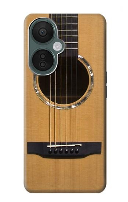 W0057 Acoustic Guitar Funda Carcasa Case y Caso Del Tirón Funda para OnePlus Nord CE 3 Lite, Nord N30 5G