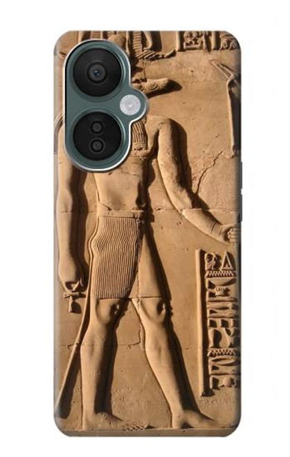 W0391 Egyptian Sobek Funda Carcasa Case y Caso Del Tirón Funda para OnePlus Nord CE 3 Lite, Nord N30 5G