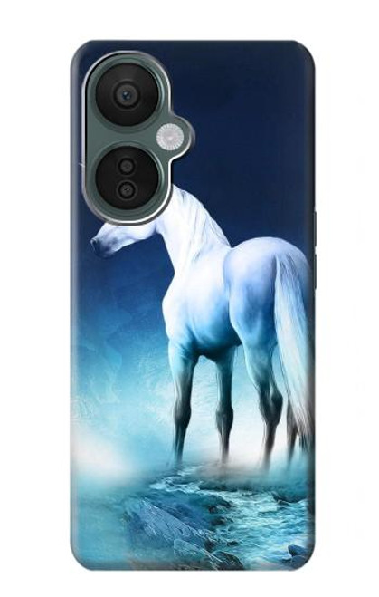 W1130 Unicorn Horse Funda Carcasa Case y Caso Del Tirón Funda para OnePlus Nord CE 3 Lite, Nord N30 5G
