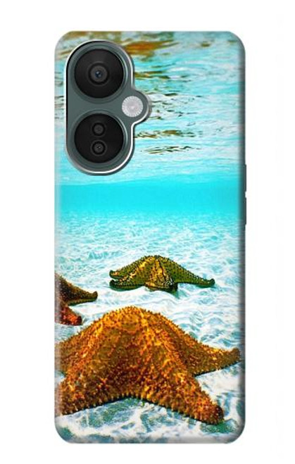 W1679 Starfish Sea Beach Funda Carcasa Case y Caso Del Tirón Funda para OnePlus Nord CE 3 Lite, Nord N30 5G