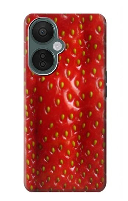 W2225 Strawberry Funda Carcasa Case y Caso Del Tirón Funda para OnePlus Nord CE 3 Lite, Nord N30 5G