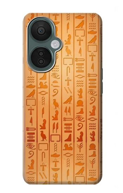 W3440 Egyptian Hieroglyphs Funda Carcasa Case y Caso Del Tirón Funda para OnePlus Nord CE 3 Lite, Nord N30 5G