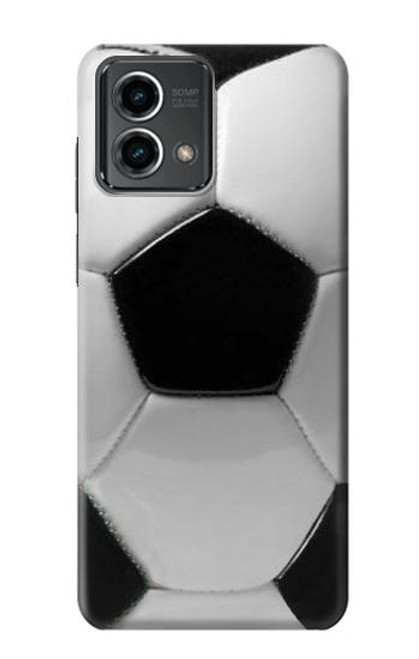 W2964 Football Soccer Ball Funda Carcasa Case y Caso Del Tirón Funda para Motorola Moto G Stylus 5G (2023)