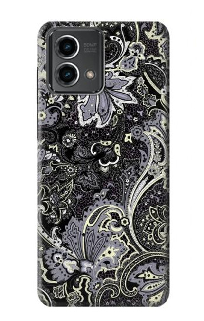 W3251 Batik Flower Pattern Funda Carcasa Case y Caso Del Tirón Funda para Motorola Moto G Stylus 5G (2023)