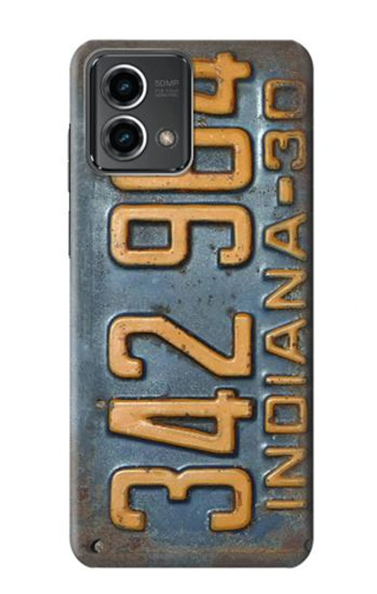 W3750 Vintage Vehicle Registration Plate Funda Carcasa Case y Caso Del Tirón Funda para Motorola Moto G Stylus 5G (2023)