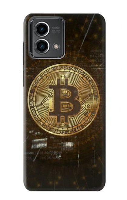 W3798 Cryptocurrency Bitcoin Funda Carcasa Case y Caso Del Tirón Funda para Motorola Moto G Stylus 5G (2023)