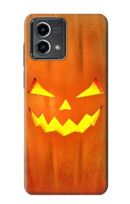 W3828 Pumpkin Halloween Funda Carcasa Case y Caso Del Tirón Funda para Motorola Moto G Stylus 5G (2023)