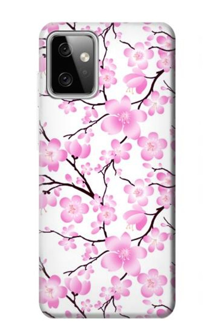 W1972 Sakura Cherry Blossoms Funda Carcasa Case y Caso Del Tirón Funda para Motorola Moto G Power (2023) 5G