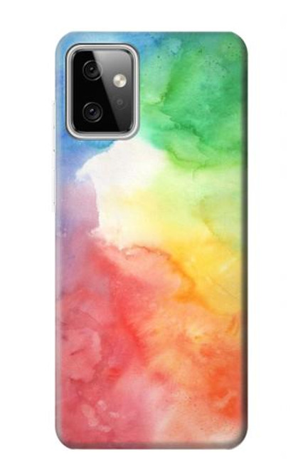 W2945 Colorful Watercolor Funda Carcasa Case y Caso Del Tirón Funda para Motorola Moto G Power (2023) 5G